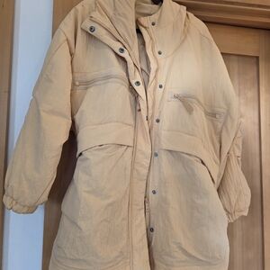 FP Movement by Free People Cream Puffer Jacket